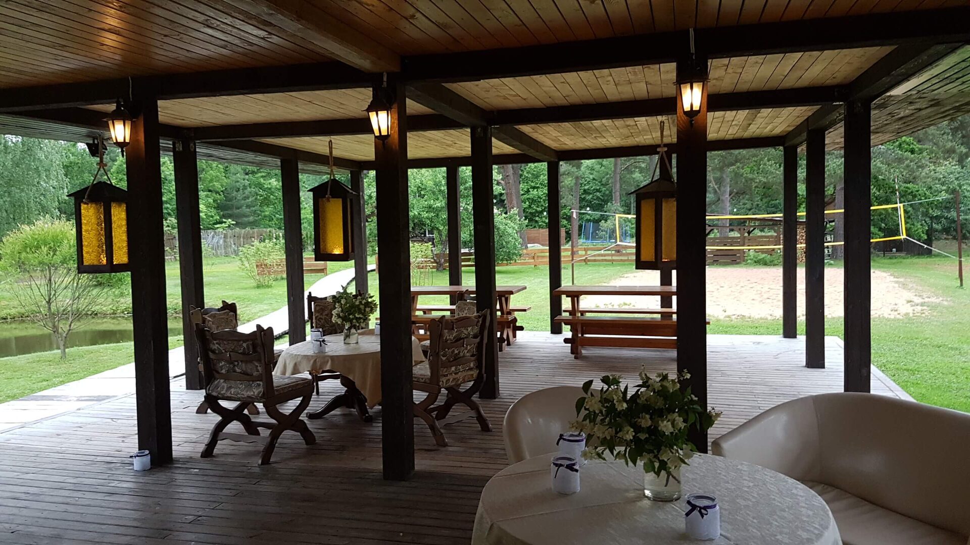 Pirts un baseins — terrace